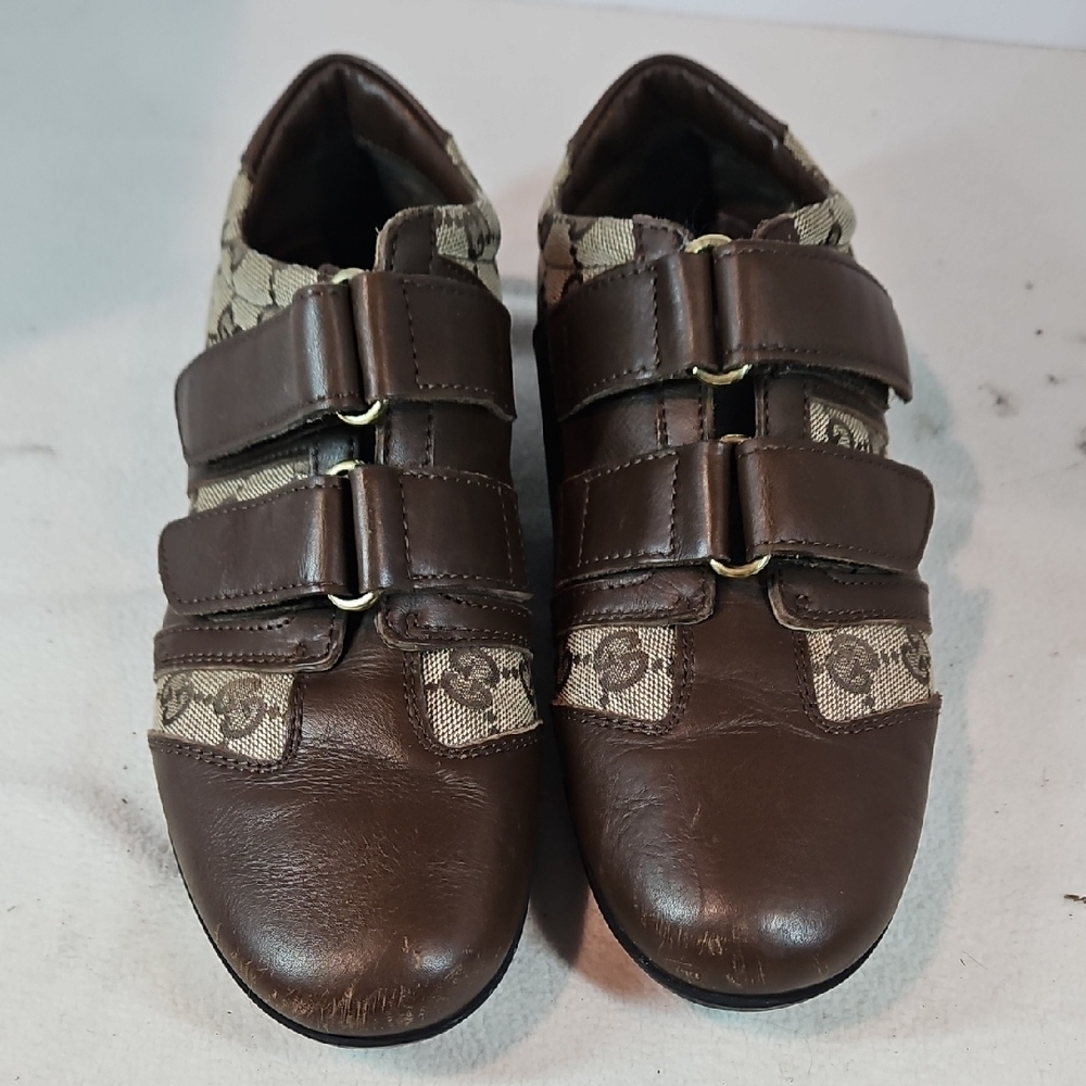 Gucci Women's Athletic Shoes in Brown and Beige
